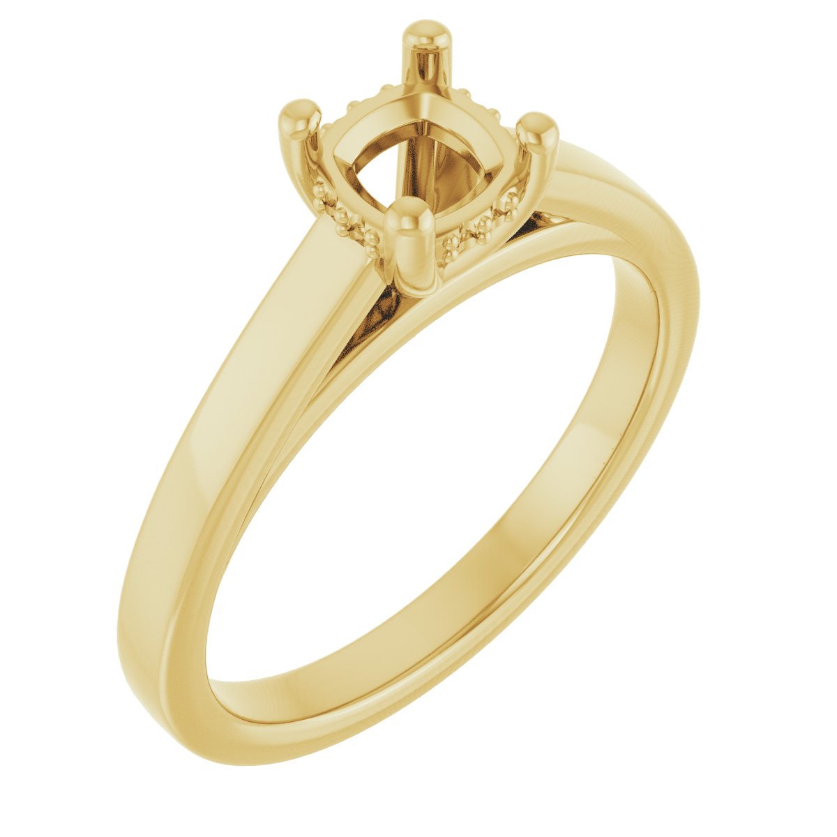 Hidden Halo-Style Engagement Ring