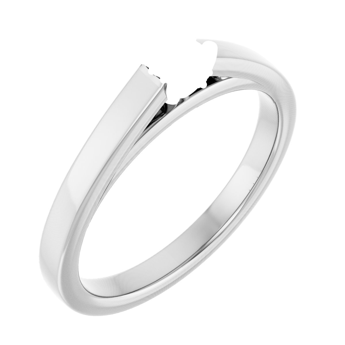 Hidden Halo-Style Engagement Ring