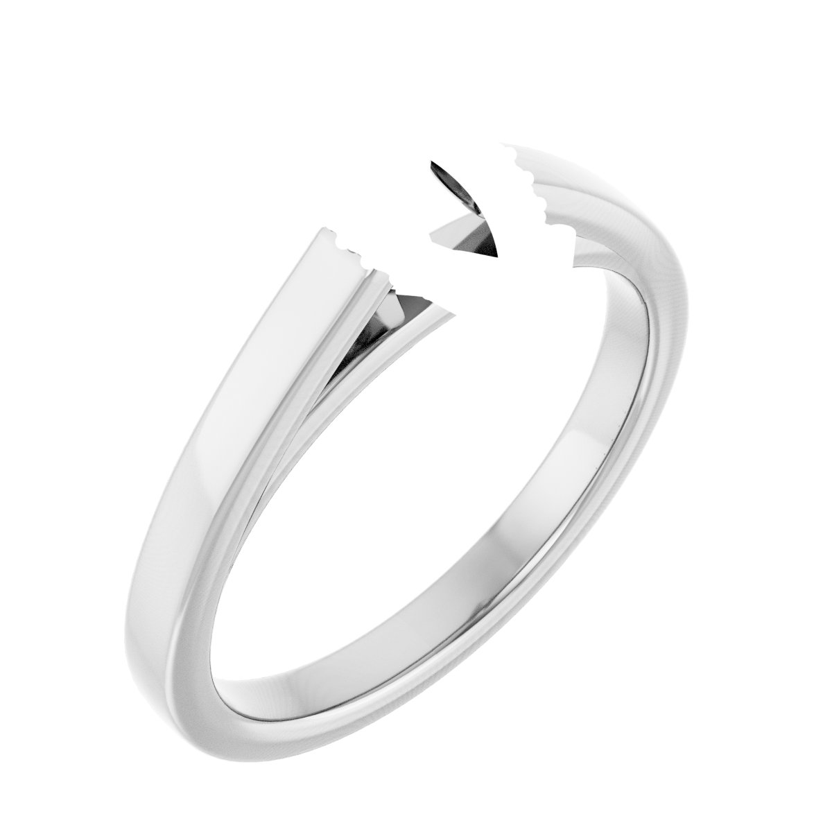 Hidden Halo-Style Engagement Ring