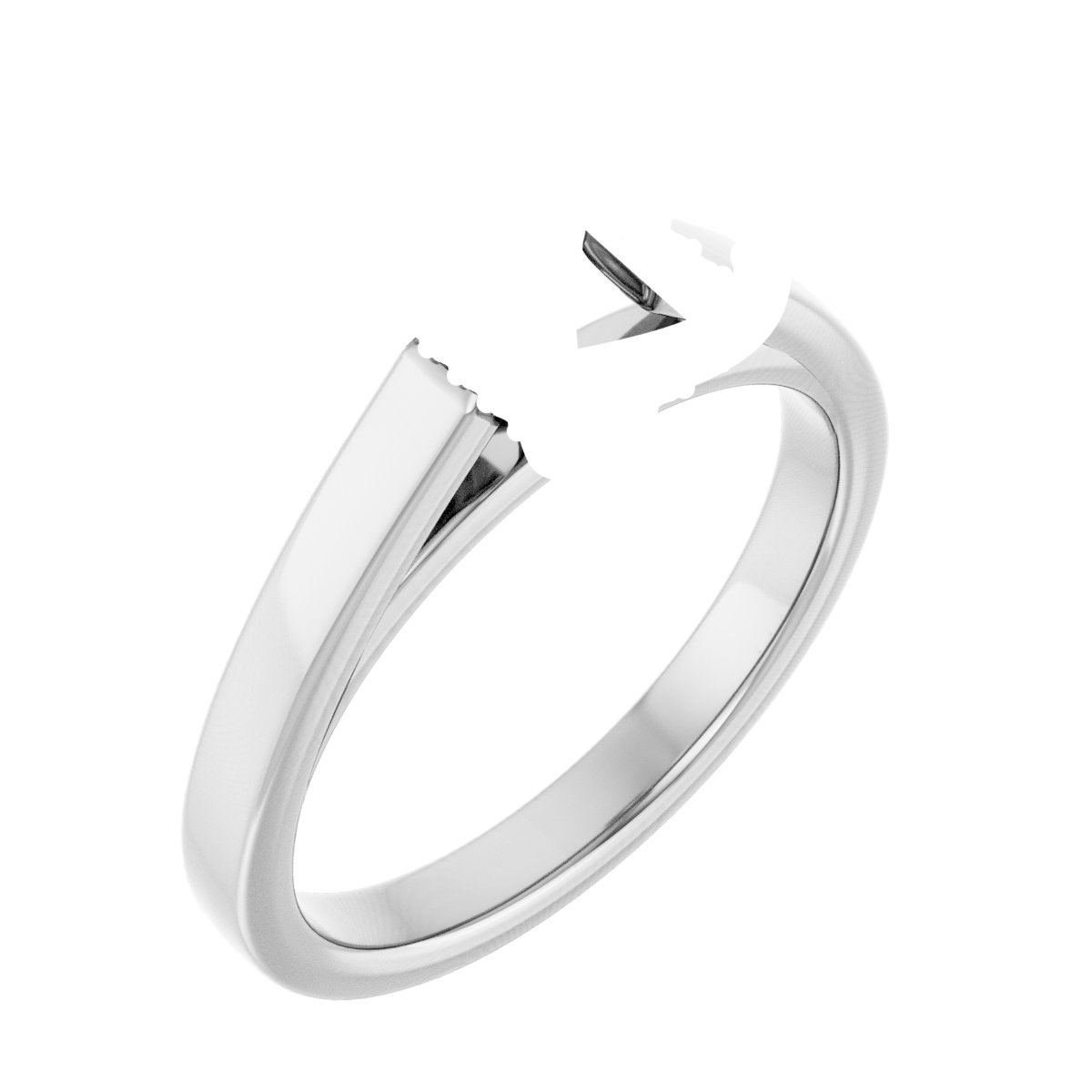 Hidden Halo-Style Engagement Ring