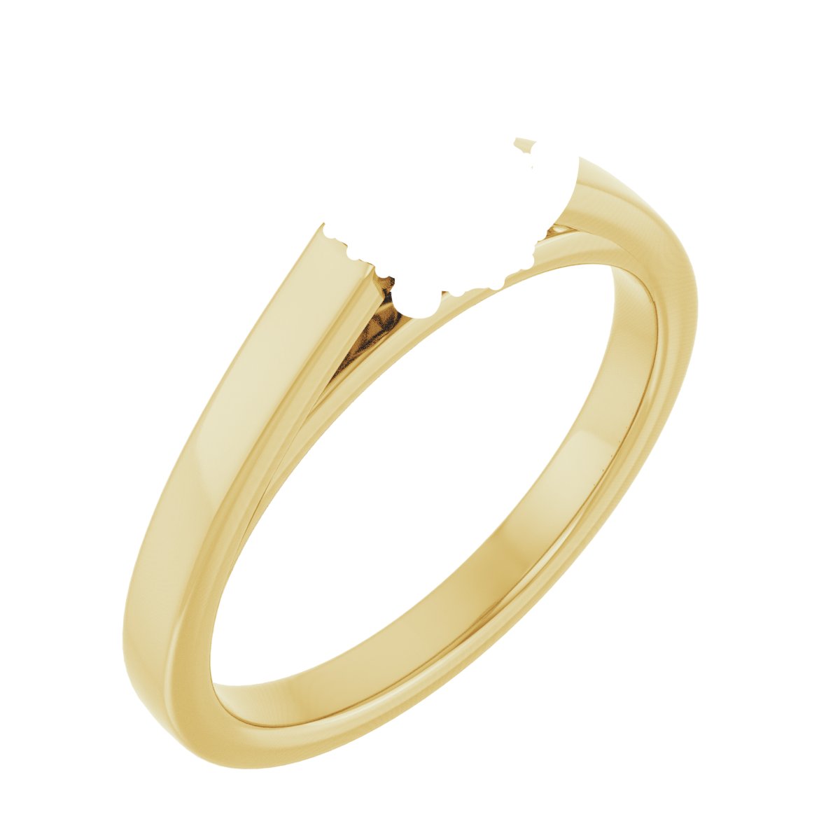Hidden Halo-Style Engagement Ring