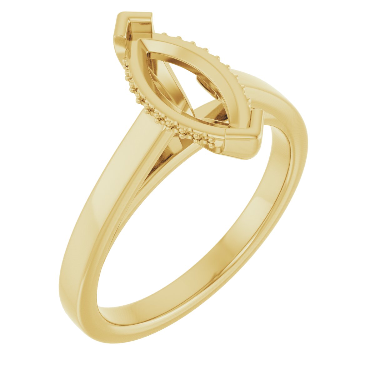 Hidden Halo-Style Engagement Ring