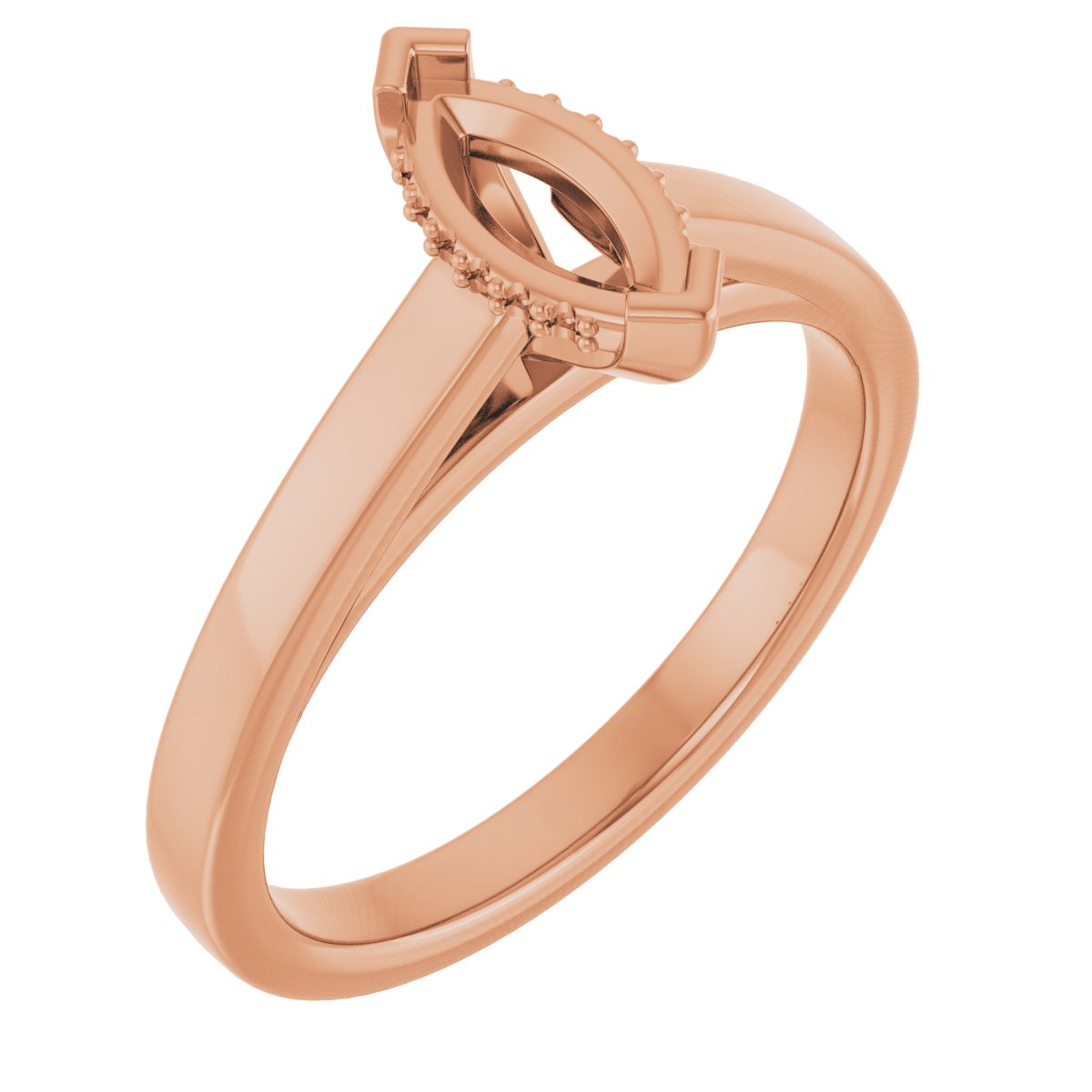 Hidden Halo-Style Engagement Ring