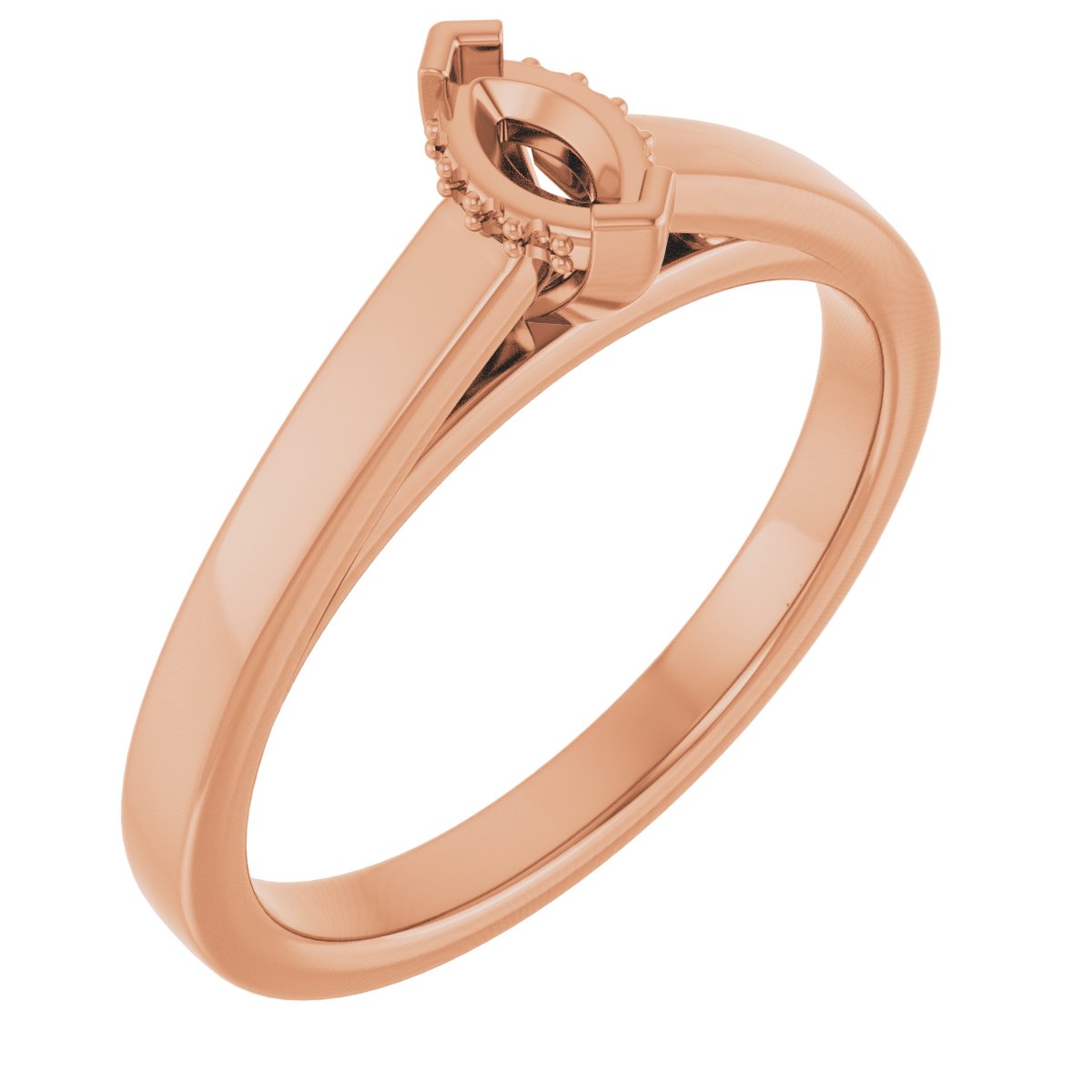 Hidden Halo-Style Engagement Ring