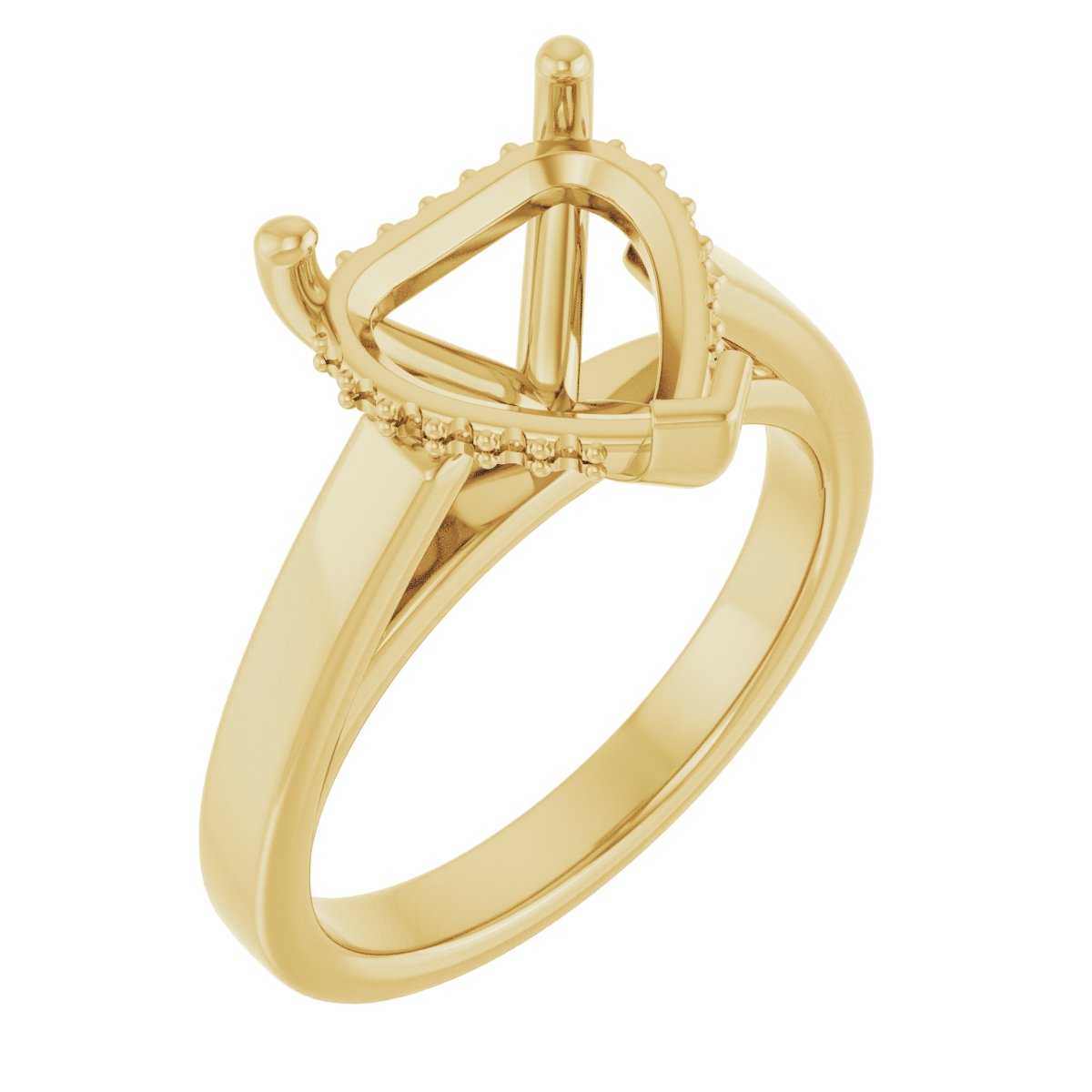 Hidden Halo-Style Engagement Ring