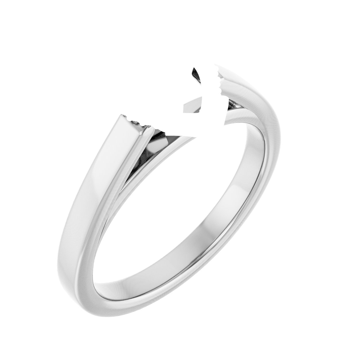 Hidden Halo-Style Engagement Ring