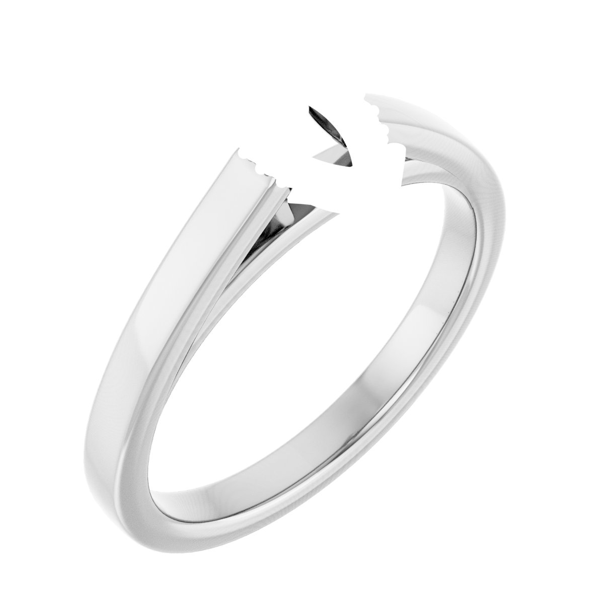 Hidden Halo-Style Engagement Ring