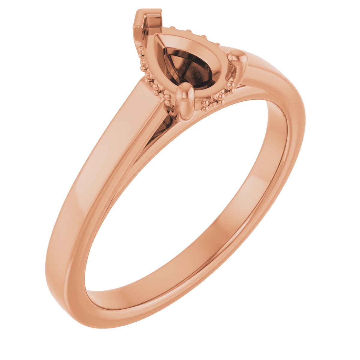 Hidden Halo-Style Engagement Ring