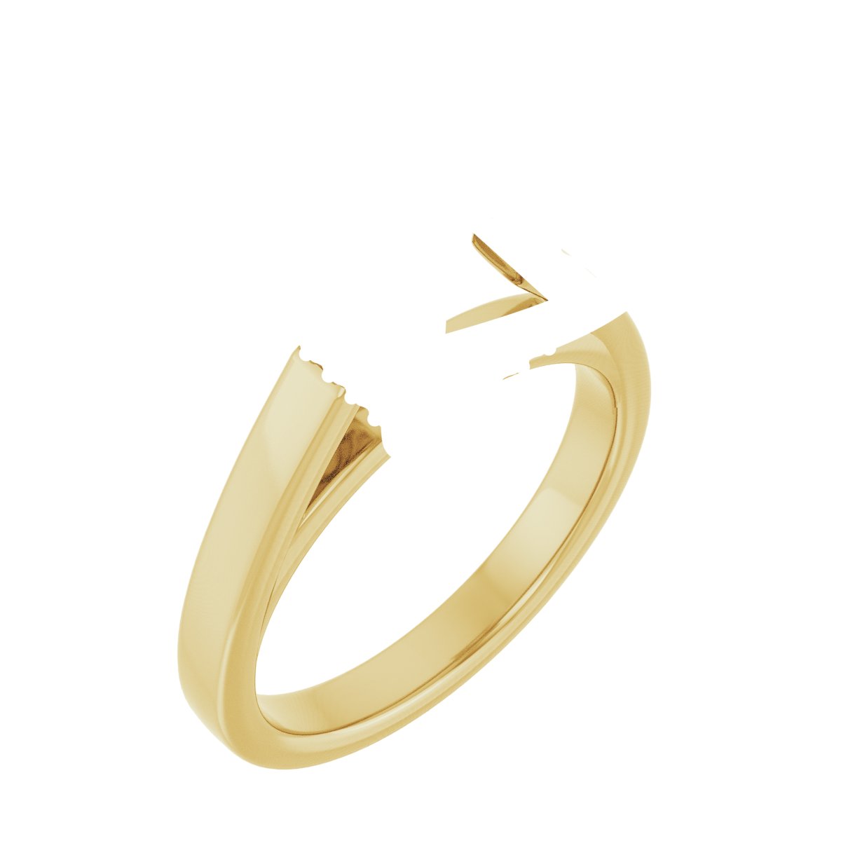 Hidden Halo-Style Engagement Ring