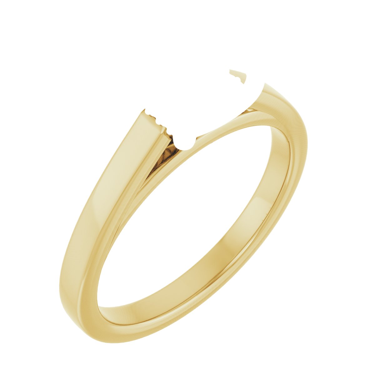 Hidden Halo-Style Engagement Ring
