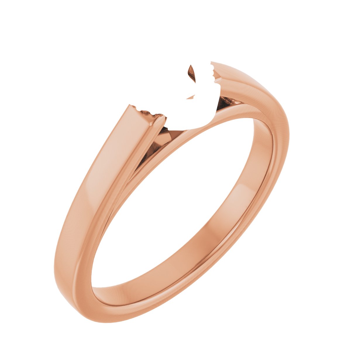 Hidden Halo-Style Engagement Ring