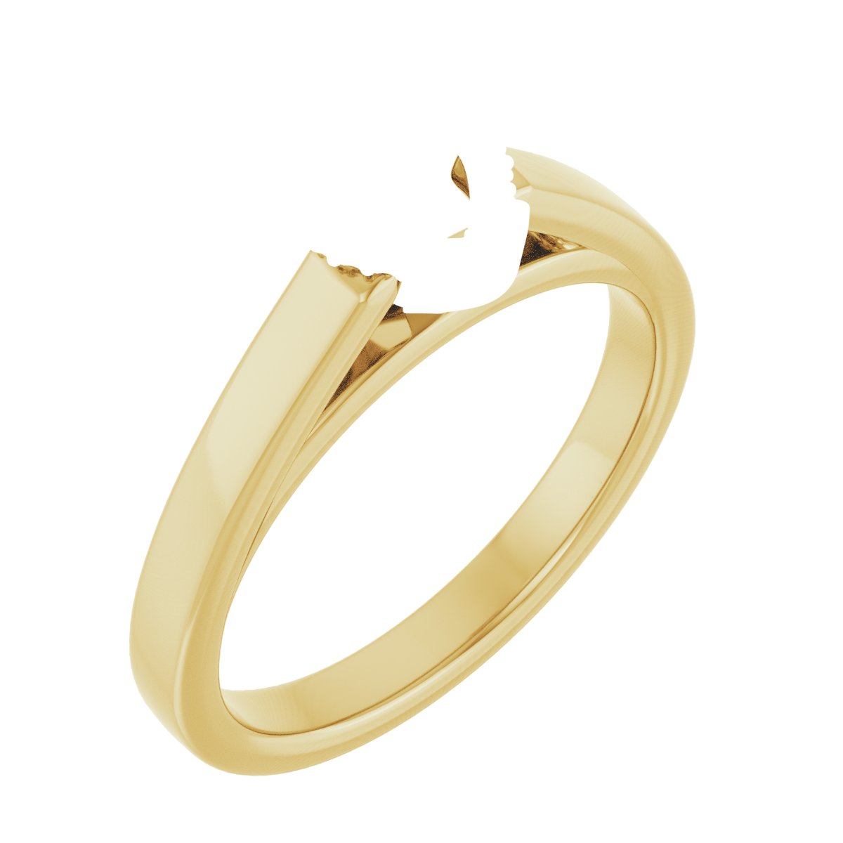 Hidden Halo-Style Engagement Ring