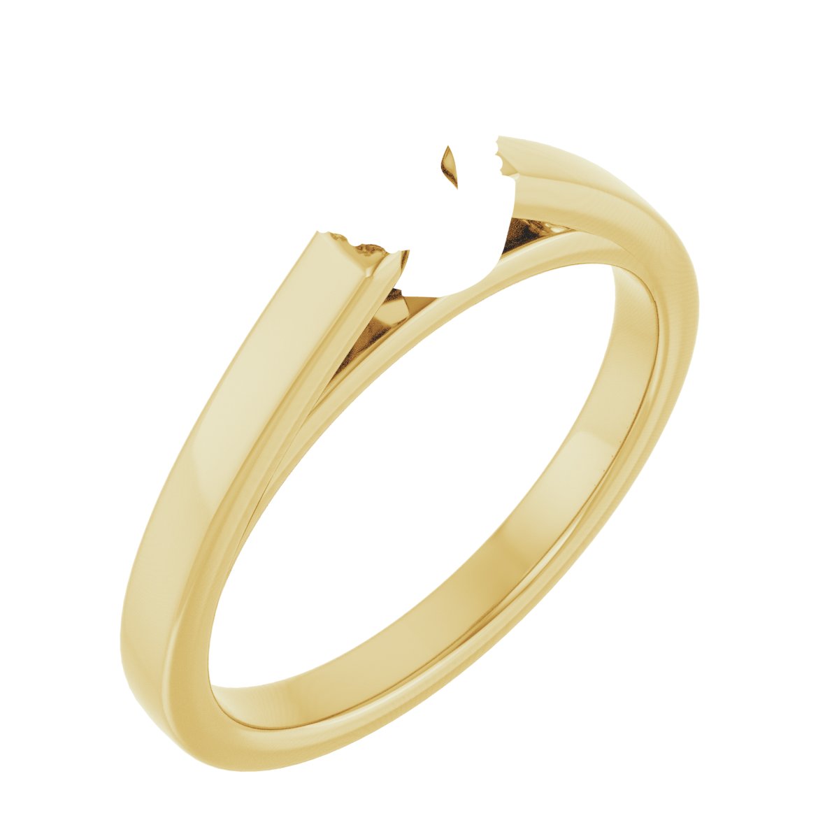 Hidden Halo-Style Engagement Ring