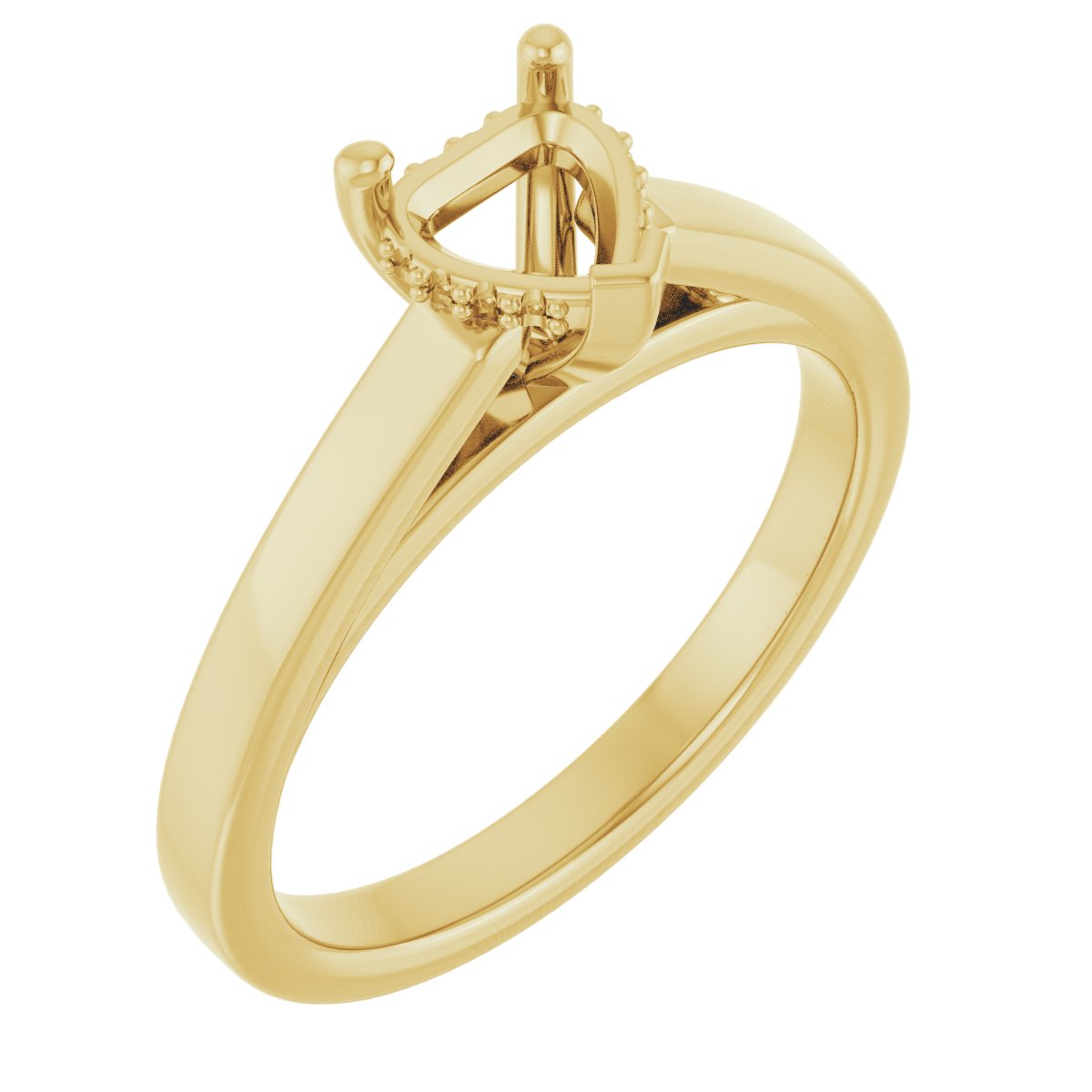 Hidden Halo-Style Engagement Ring