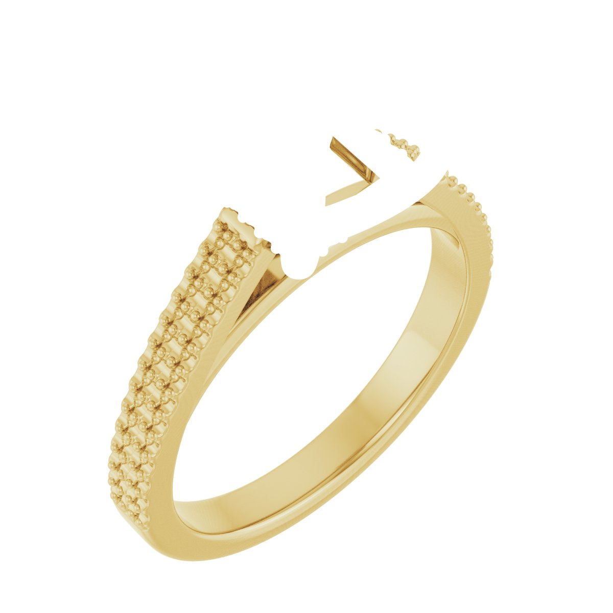 Hidden Halo-Style Engagement Ring