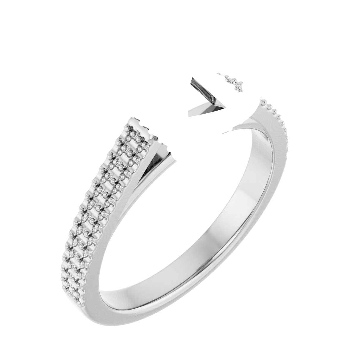 Hidden Halo-Style Engagement Ring