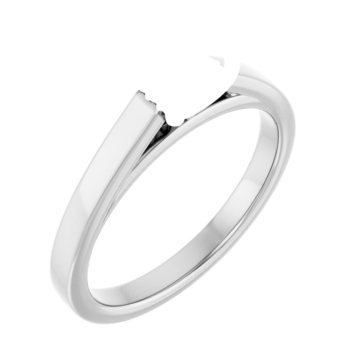 Hidden Halo-Style Engagement Ring