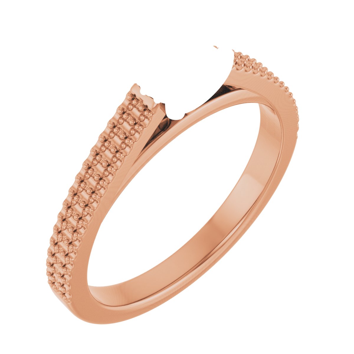 Hidden Halo-Style Engagement Ring