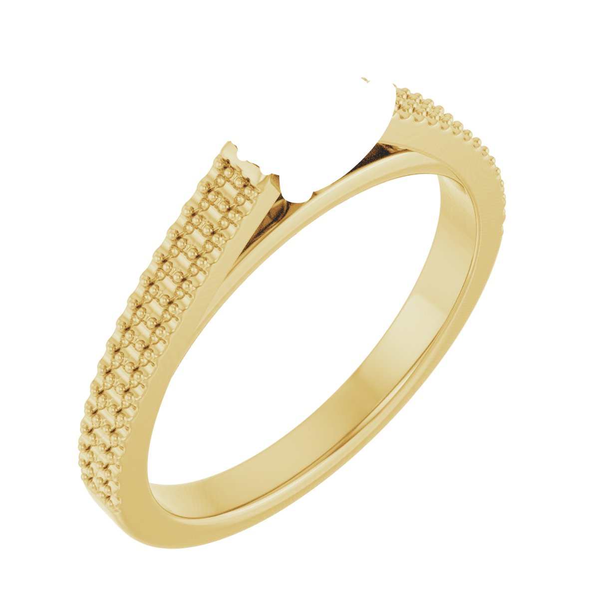 Hidden Halo-Style Engagement Ring