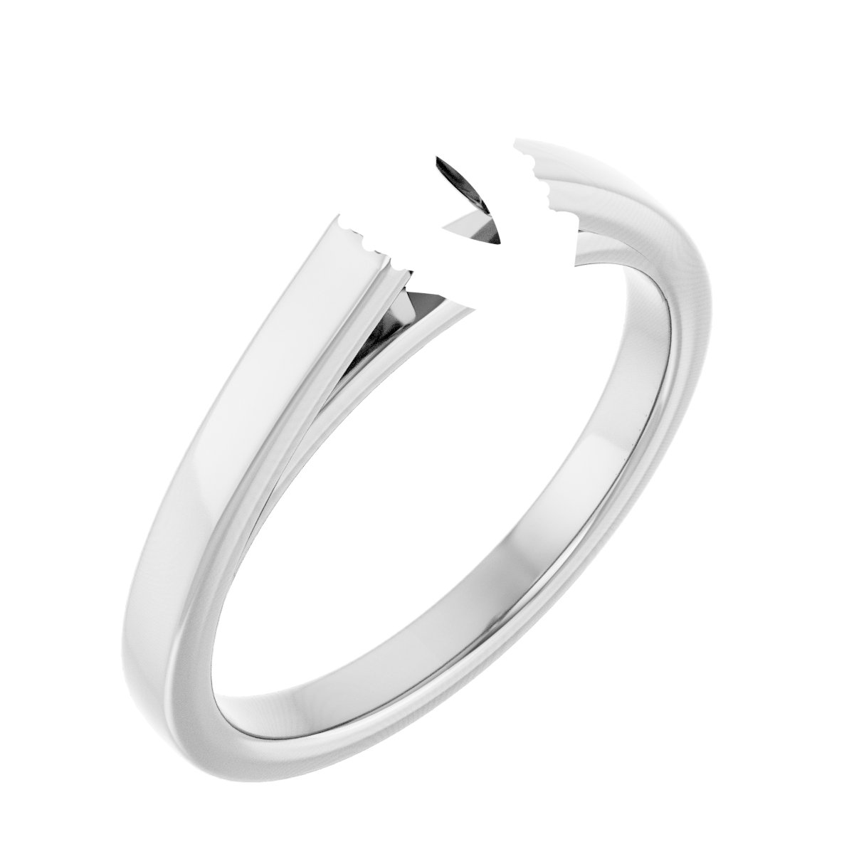 Hidden Halo-Style Engagement Ring