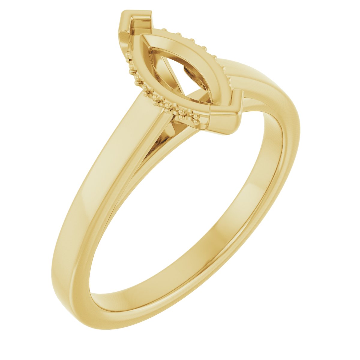 Hidden Halo-Style Engagement Ring
