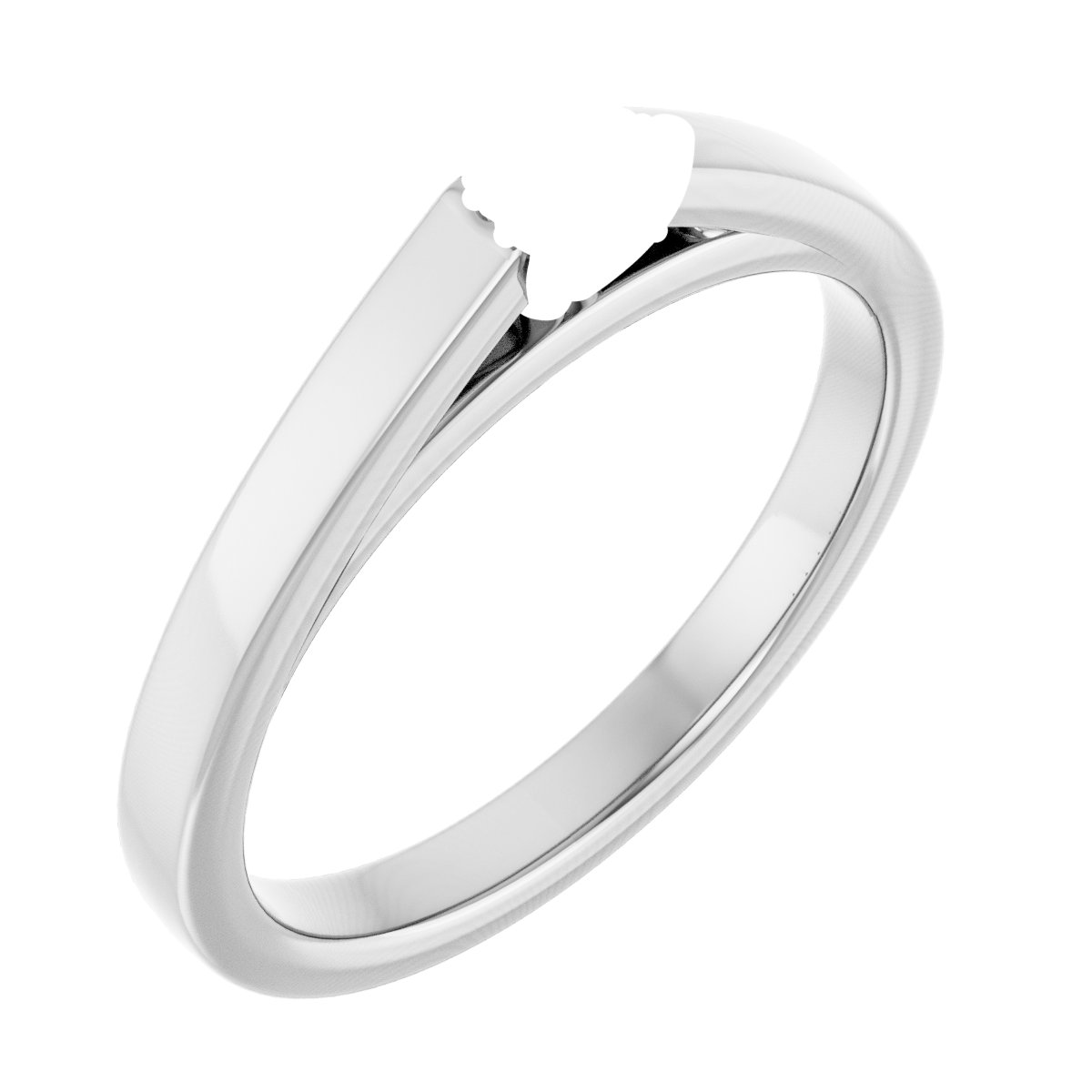 Hidden Halo-Style Engagement Ring