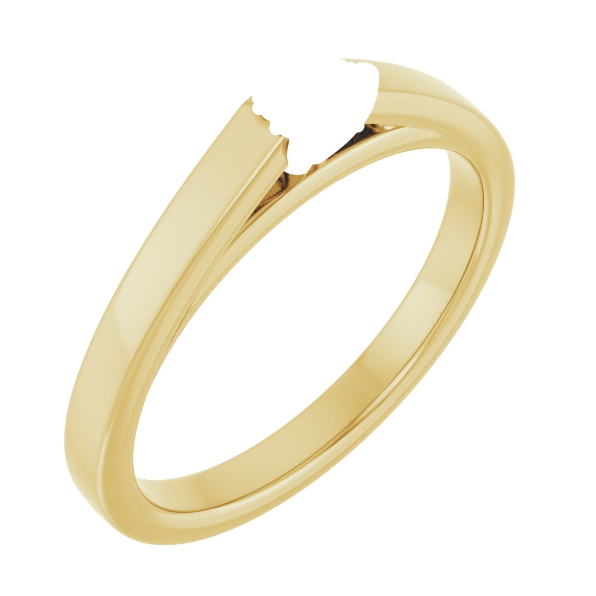 Hidden Halo-Style Engagement Ring