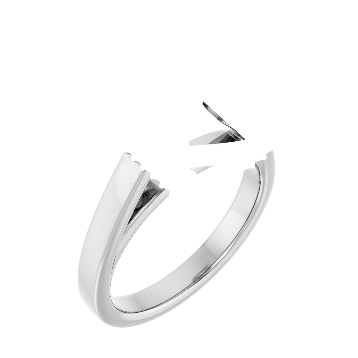 Hidden Halo-Style Engagement Ring