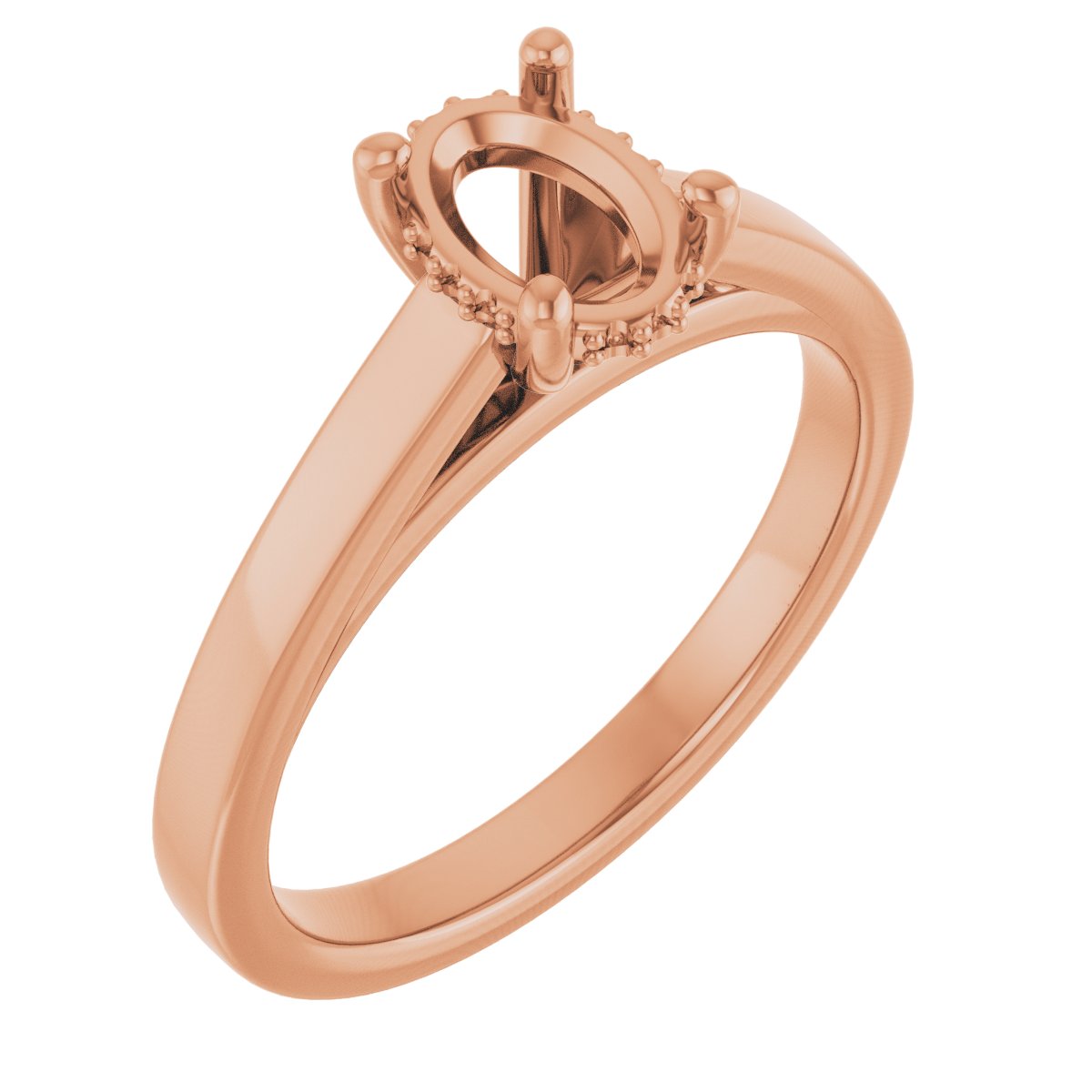 Hidden Halo-Style Engagement Ring