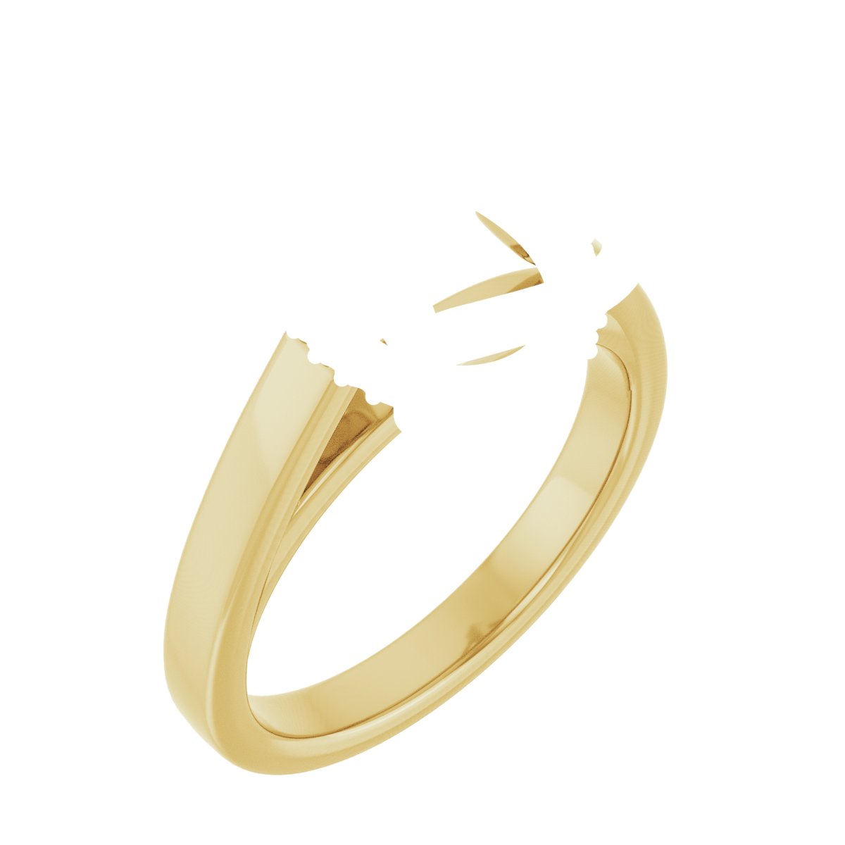Hidden Halo-Style Engagement Ring