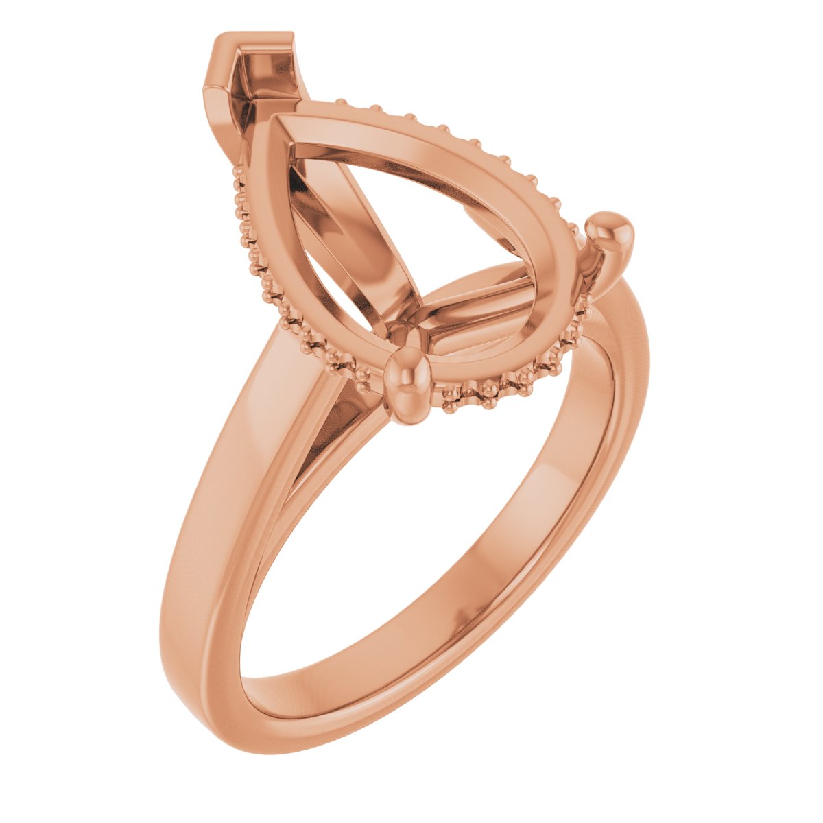 Hidden Halo-Style Engagement Ring