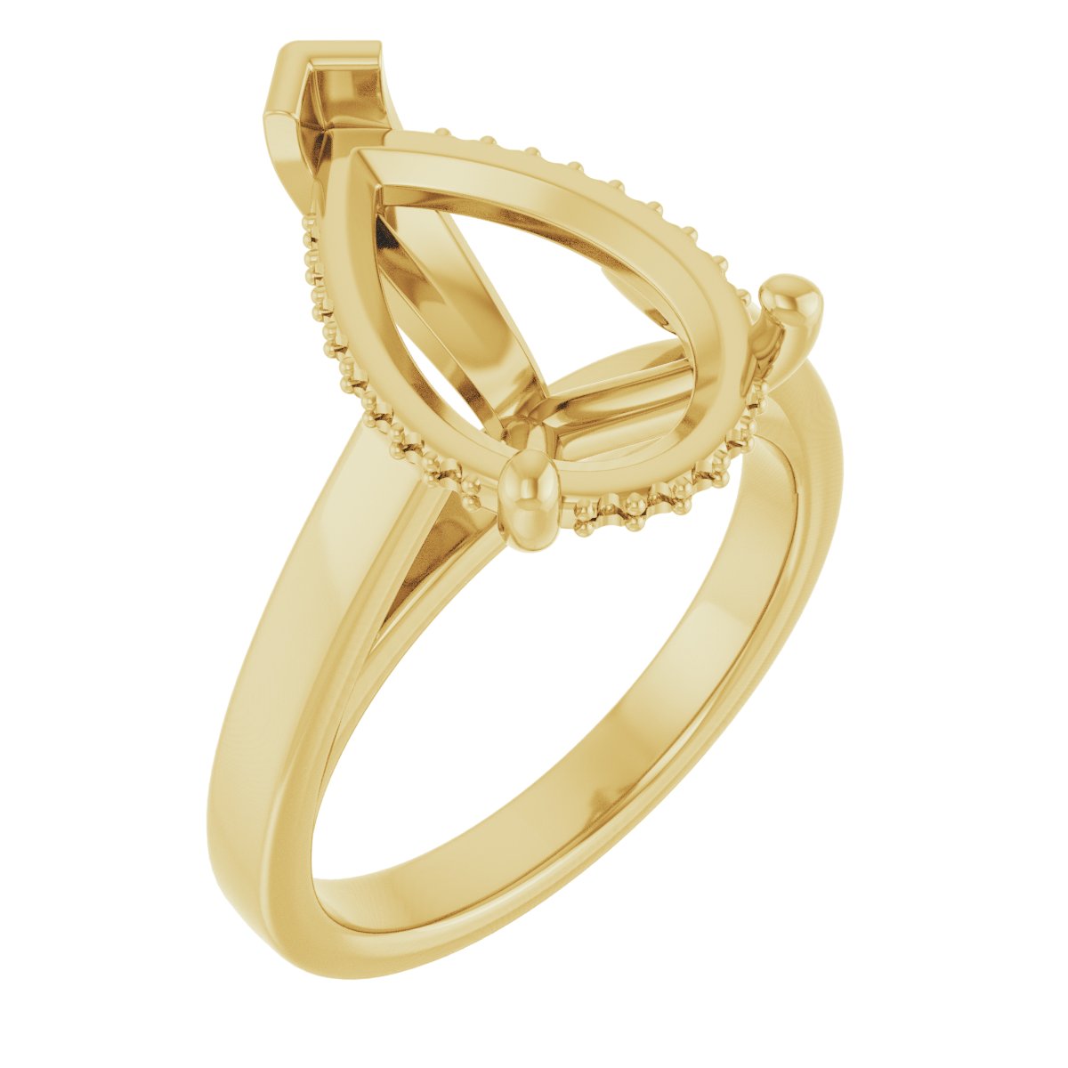 Hidden Halo-Style Engagement Ring