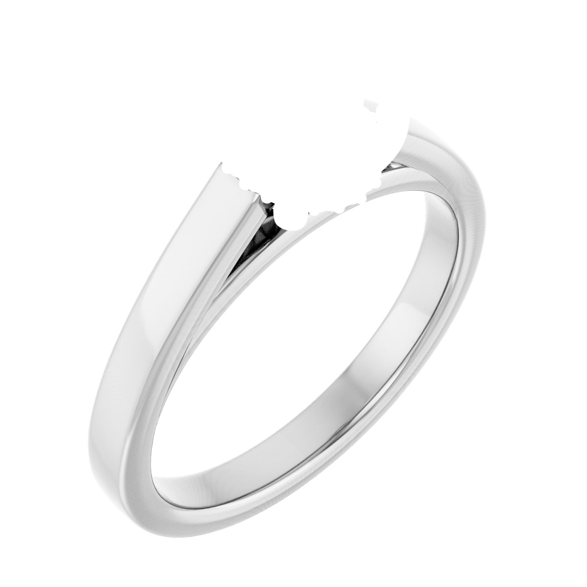 Hidden Halo-Style Engagement Ring