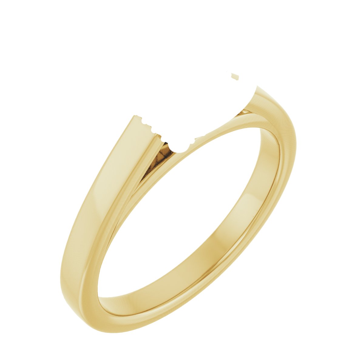 Hidden Halo-Style Engagement Ring