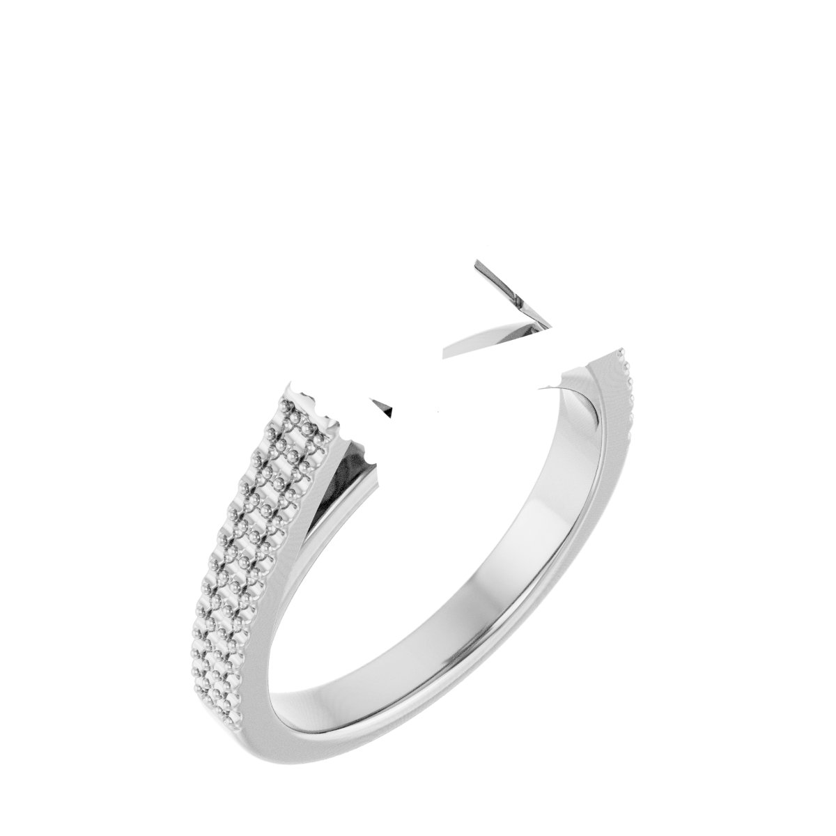 Hidden Halo-Style Engagement Ring