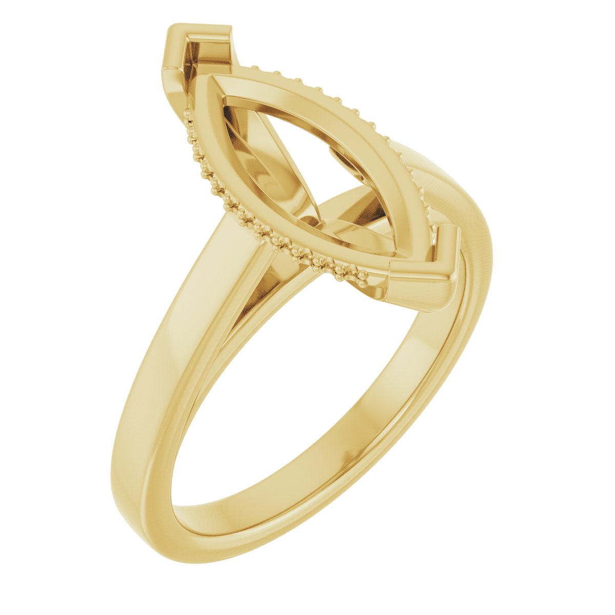 Hidden Halo-Style Engagement Ring