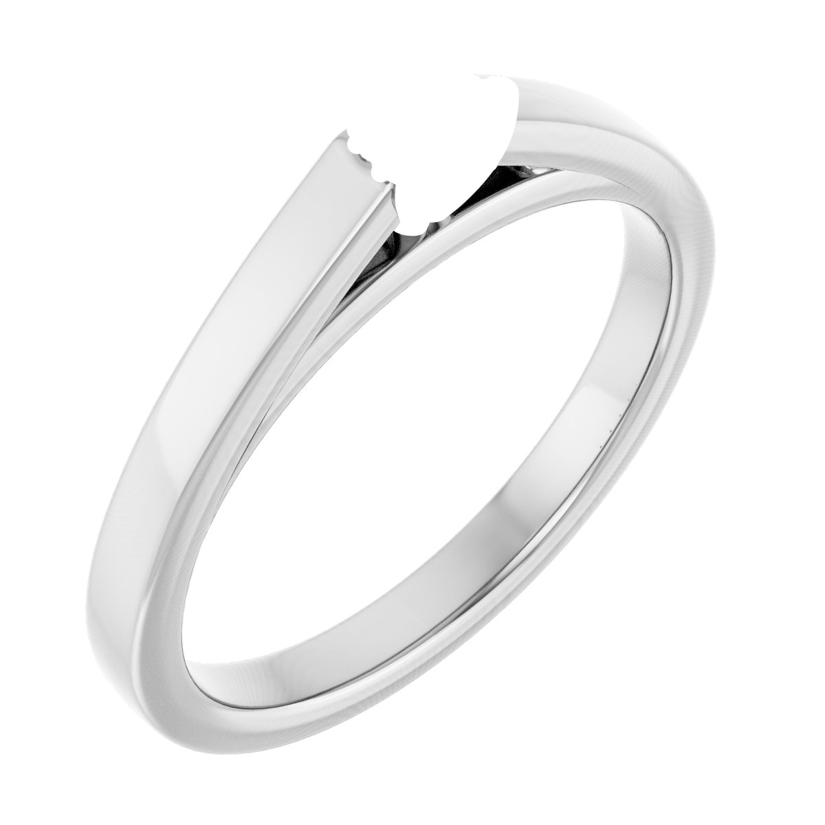 Hidden Halo-Style Engagement Ring