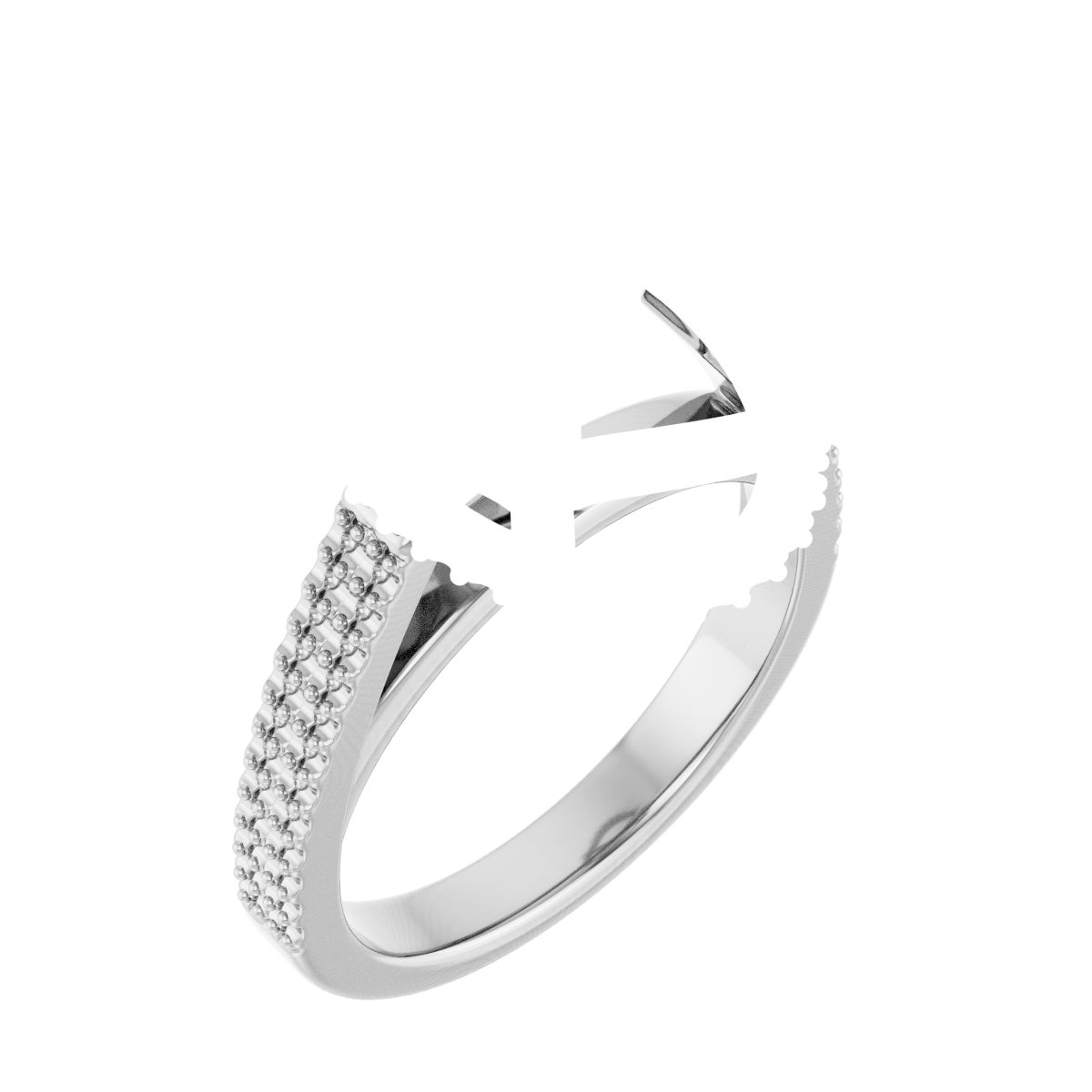Hidden Halo-Style Engagement Ring