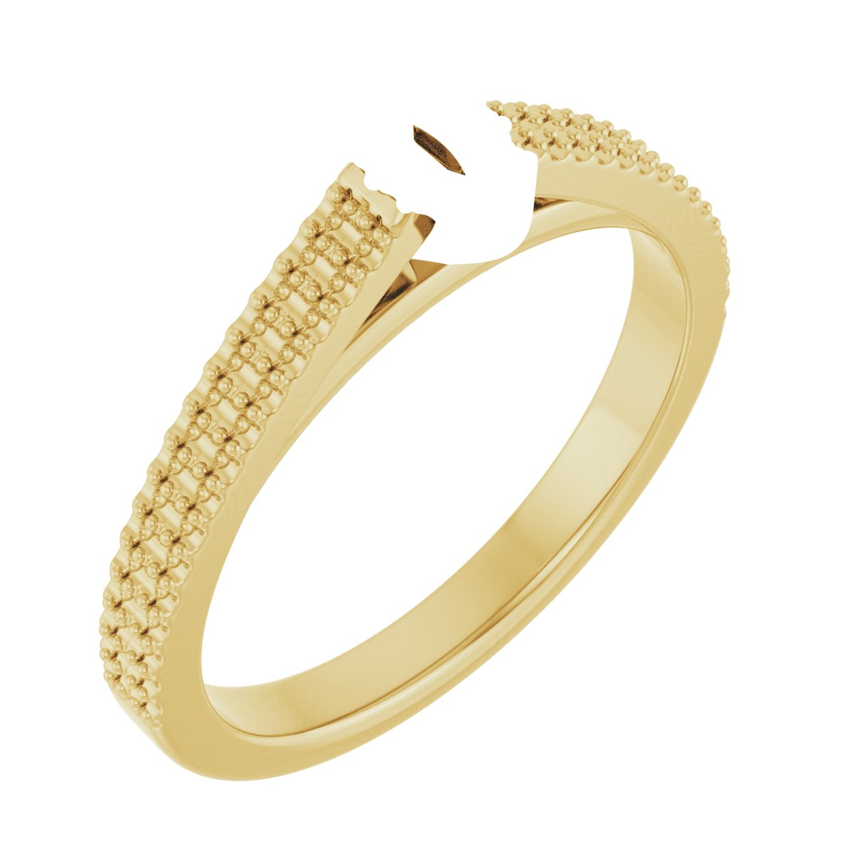 Hidden Halo-Style Engagement Ring