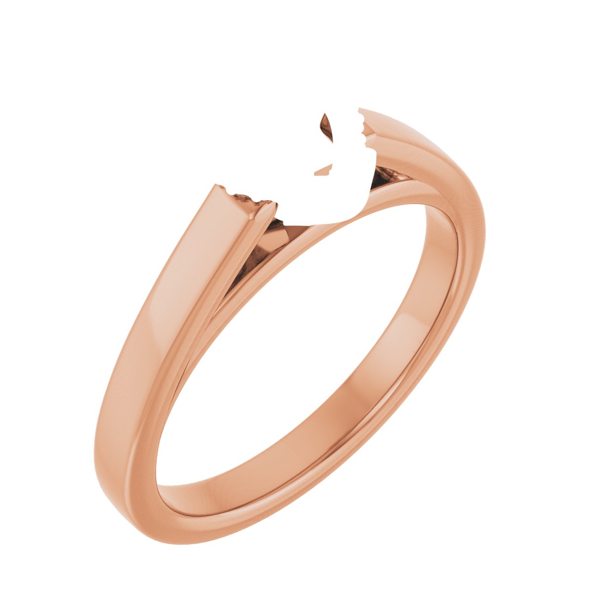 Hidden Halo-Style Engagement Ring