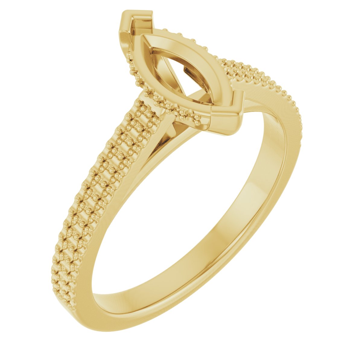 Hidden Halo-Style Engagement Ring