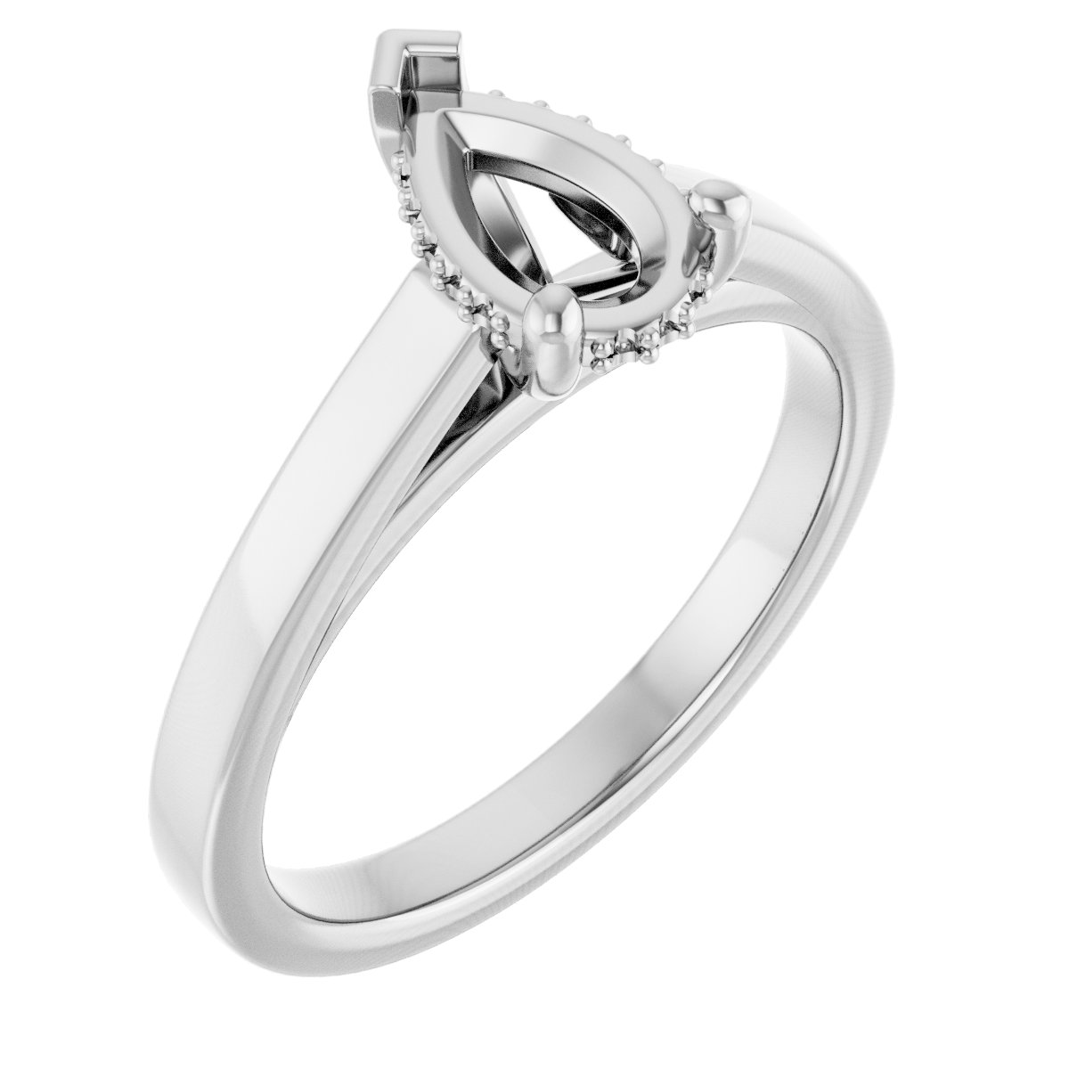 Hidden Halo-Style Engagement Ring
