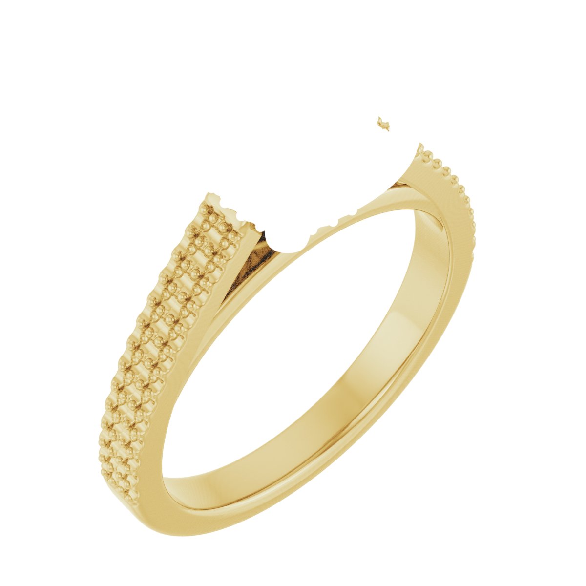 Hidden Halo-Style Engagement Ring