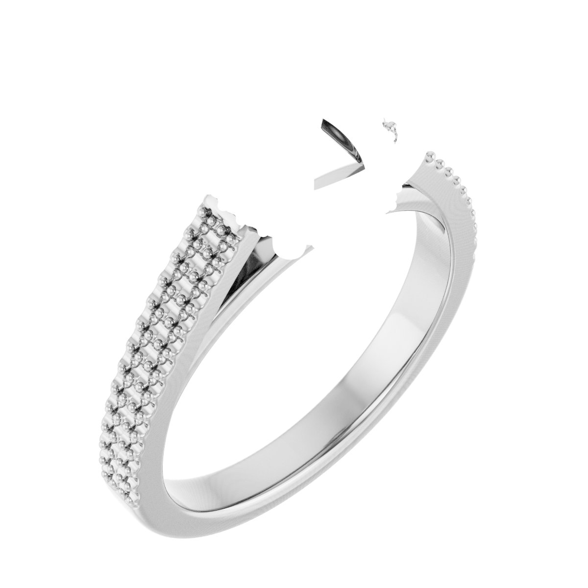 Hidden Halo-Style Engagement Ring