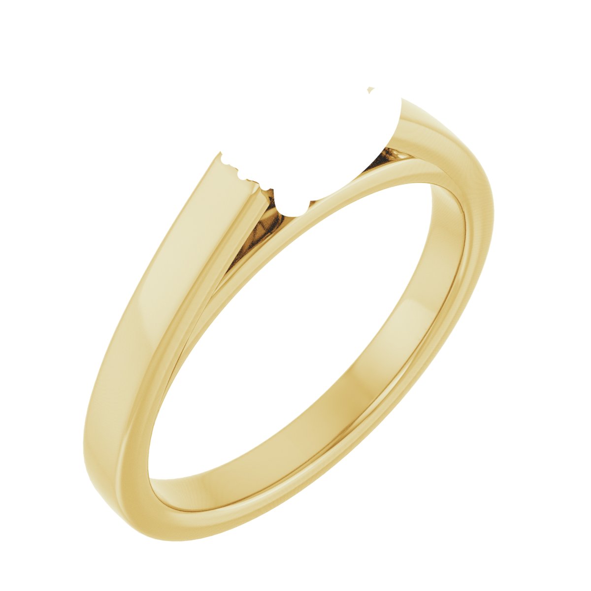 Hidden Halo-Style Engagement Ring