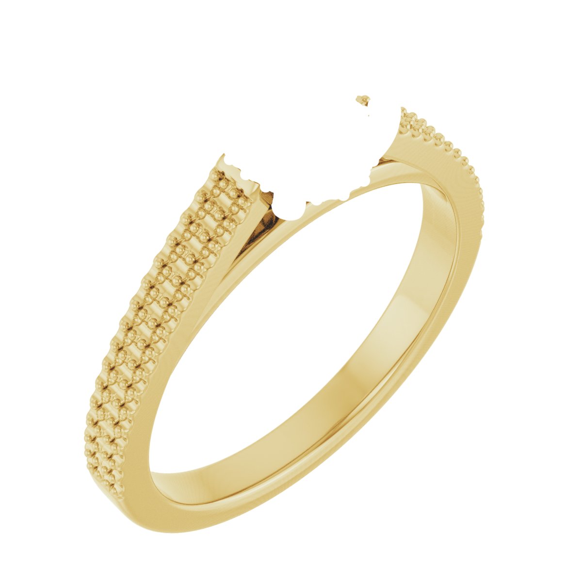 Hidden Halo-Style Engagement Ring