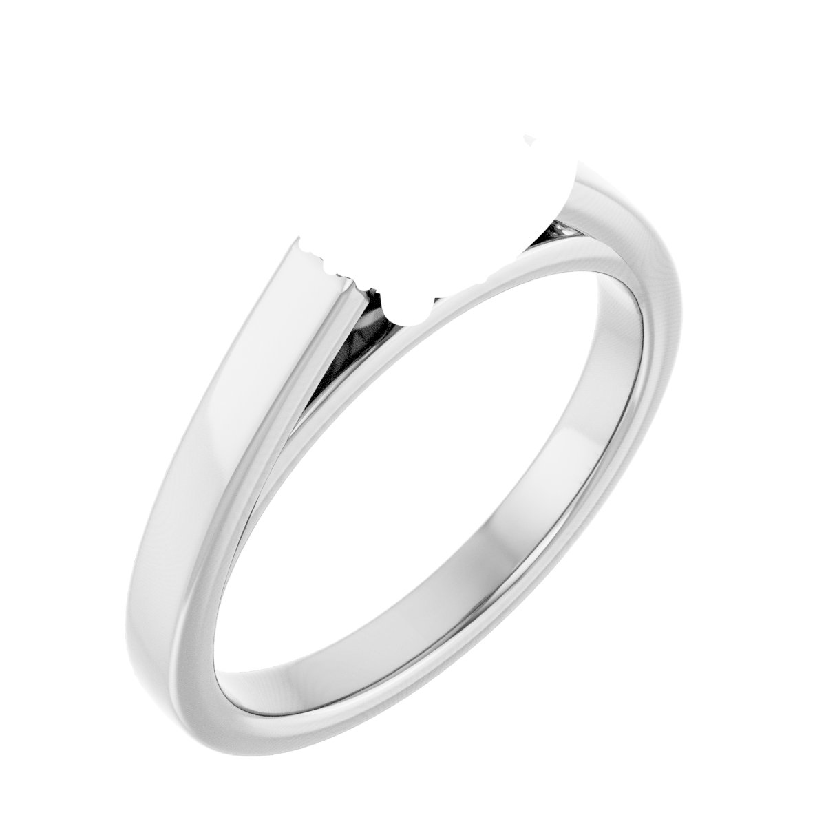 Hidden Halo-Style Engagement Ring