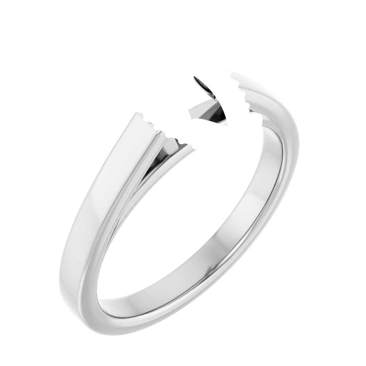 Hidden Halo-Style Engagement Ring