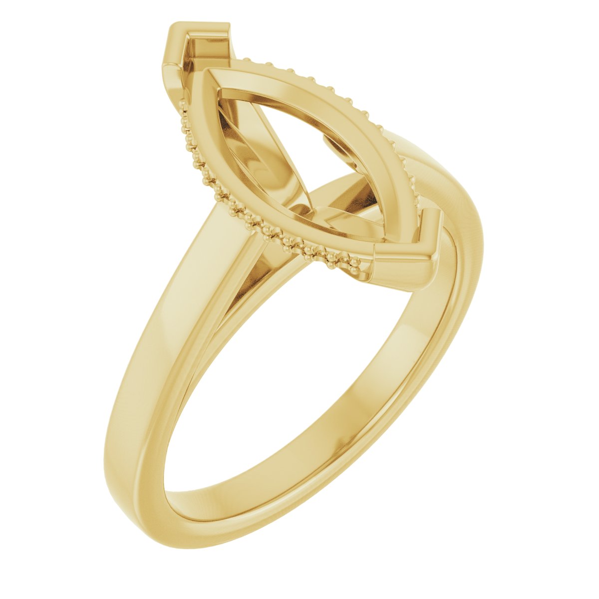 Hidden Halo-Style Engagement Ring