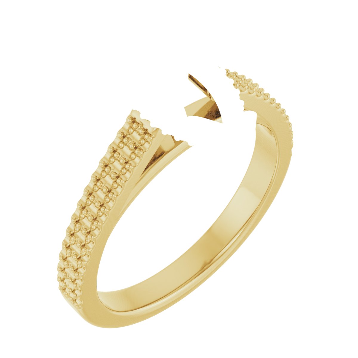 Hidden Halo-Style Engagement Ring